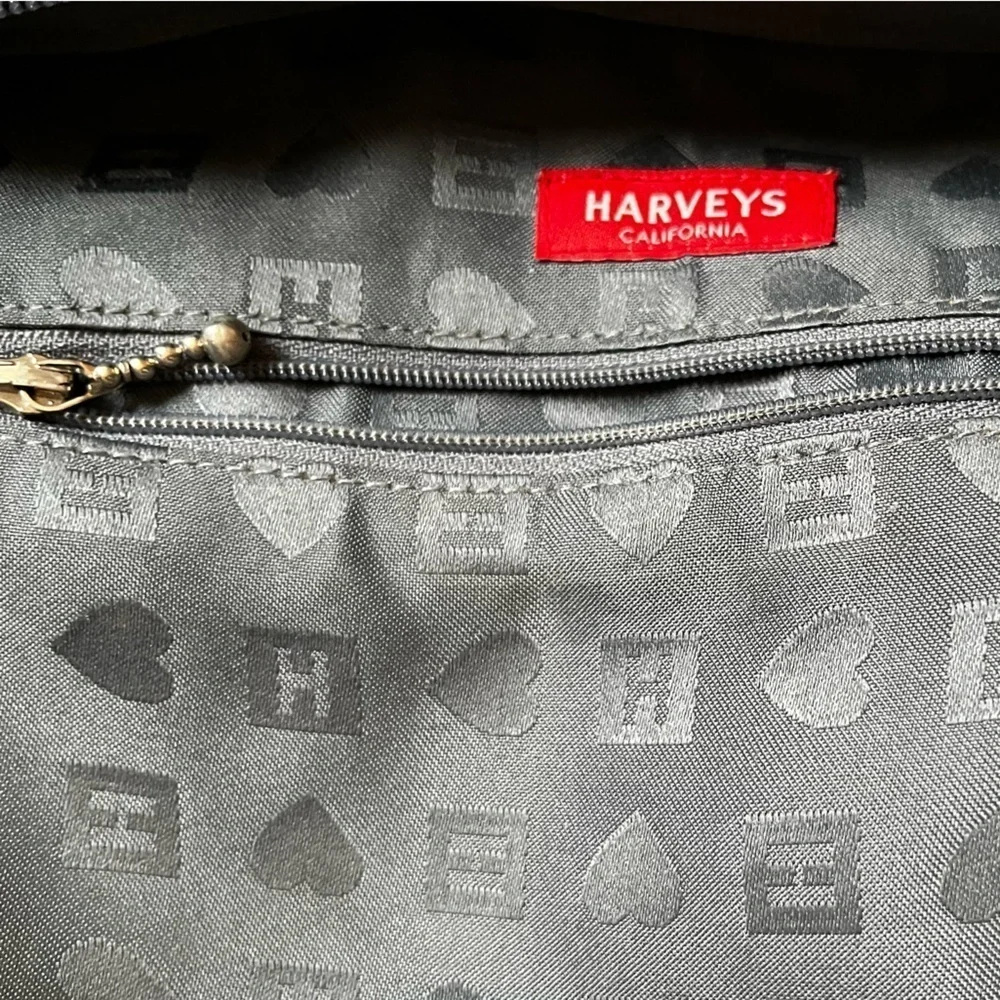 Harveys Seatbelt Bag Tote/Purse - Dark Gray Woven Style